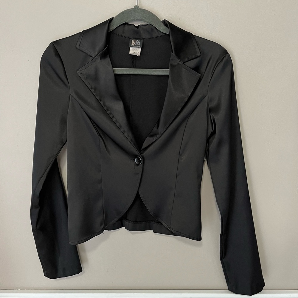 Girls Only Y2K Elegant Black Women's Blazer